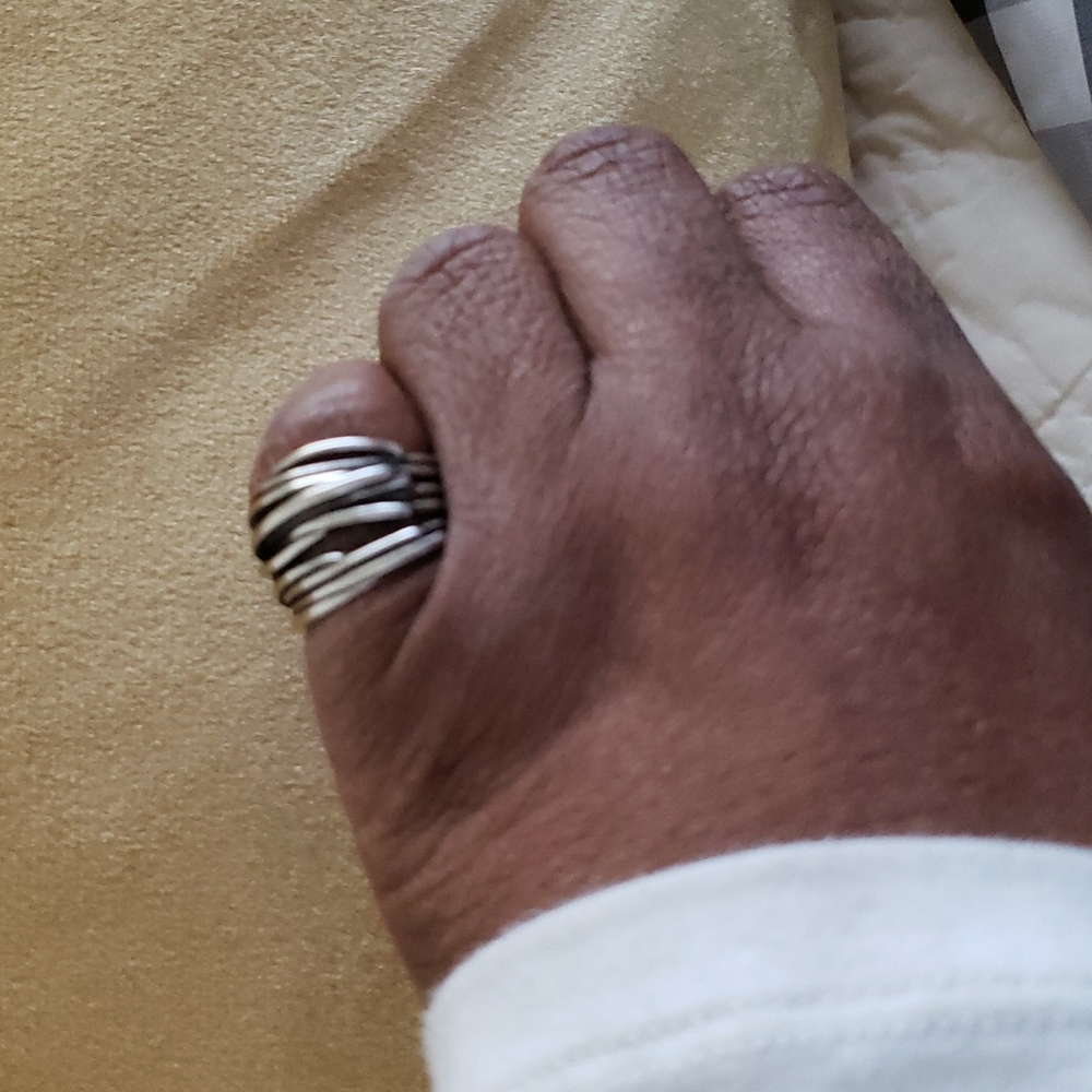 NWOT (2) Two Silver Stack Rings - Picture 8 of 8